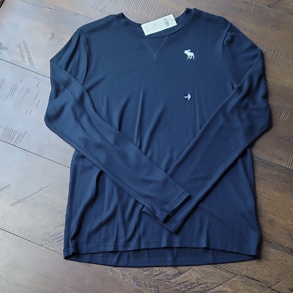 Abercrombie Kids Navy Long Sleeve Tee